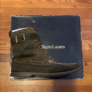 Men’s Polo Ralph Lauren Oiled Suede Boot.